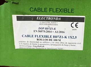 Cables H07Z1-K Eléctricos Flexibles