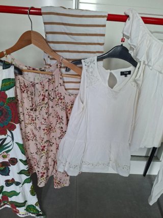 Lote 6blusas talla M y 1 camiseta