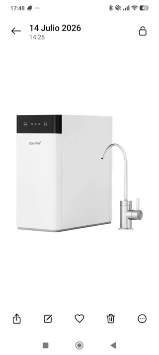 Máquina de agua osmosis Comfee