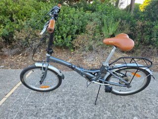 Bicicleta Plegable Boomerang Gris
