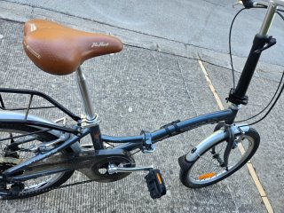 Bicicleta Plegable Boomerang Gris