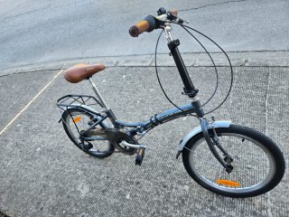 Bicicleta Plegable Boomerang Gris