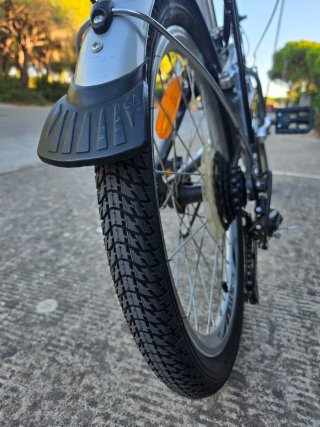 Bicicleta Plegable Boomerang Gris