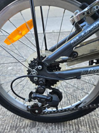 Bicicleta Plegable Boomerang Gris