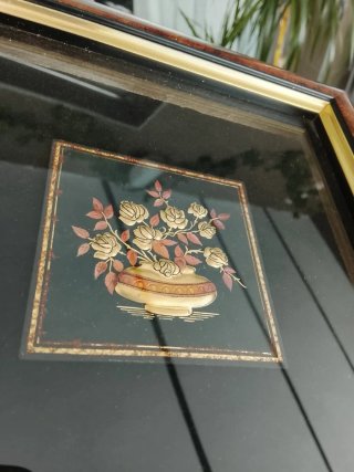 Cuadros Damasquino Madera y Cristal