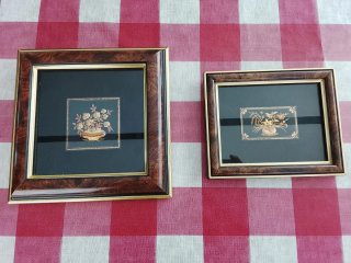 Cuadros Damasquino Madera y Cristal