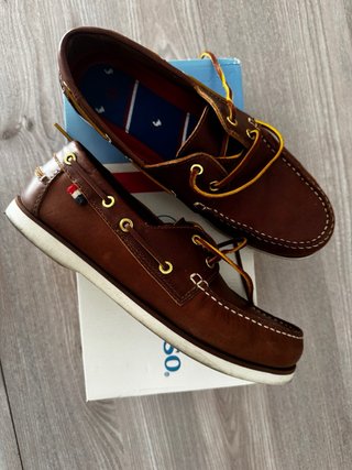 Zapatos náuticos El Ganso piel marrón T42