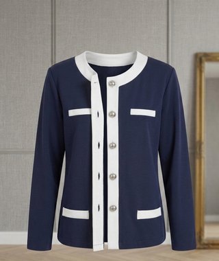 Chaqueta de Verano Azul Marino Chic