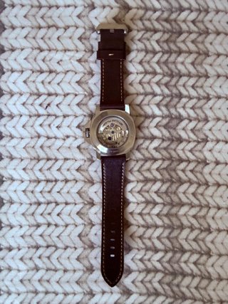 Panerai Luminor Marina Reloj Marrón Negro