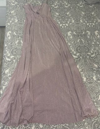 Vestido largo rosa halter