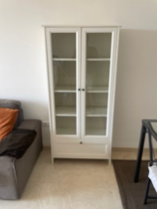 Librería Billy/Oxberg IKEA Blanca Cristal