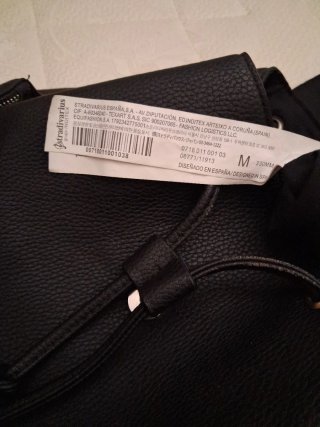 Bolso mochila negro