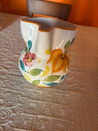 Vaso floreale estivo in ceramica