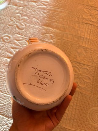 Vaso floreale estivo in ceramica