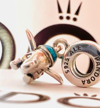 Pandora Charm Dumbo Disney Parks Plata