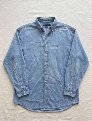 Camisa Vaquera Ralph Lauren Manga Larga