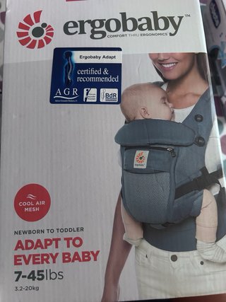 Mochila Ergobaby Azul Seminueva