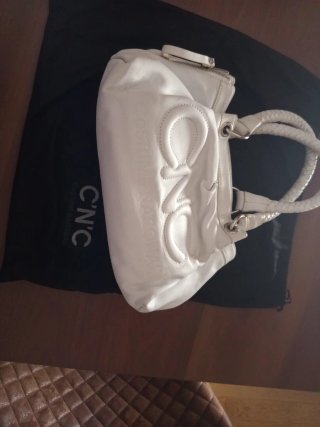 Borsa C'N'C Costume National Pelle Bianca