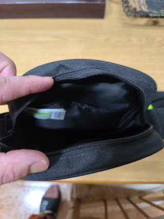 Bandolera Adidas Negra y Verde