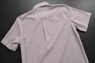 Camisa Dustin hombre cuadros rojos negros algodón