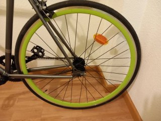 Bicicleta Fixie Gris Casi Nueva