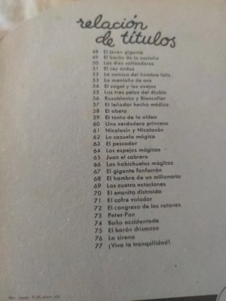 Cuentos troquelados de Ferma 1966