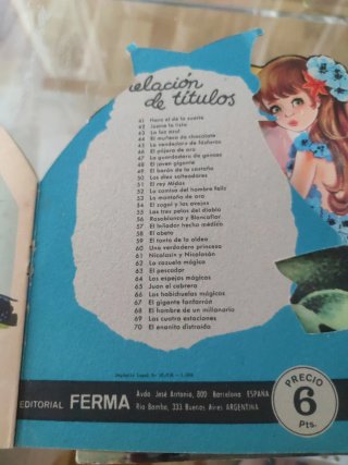 Cuentos troquelados de Ferma 1966