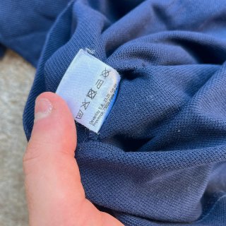Lacoste Polo Vintage Azul Marino Bolsillo Clásico