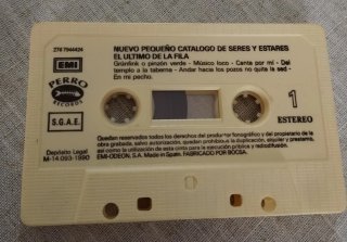Casete El Último de la Fila - Nuevo Pequeño .....