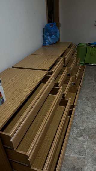 4 cajonera de madera para armarios empotrados