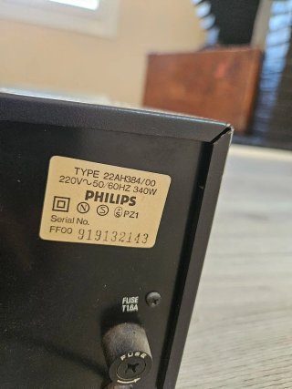Amplificador Philips 384 Plata