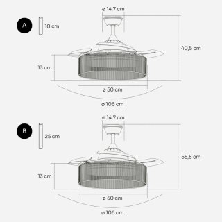 Ventilador Techo con luz, se tienen 3 unidades