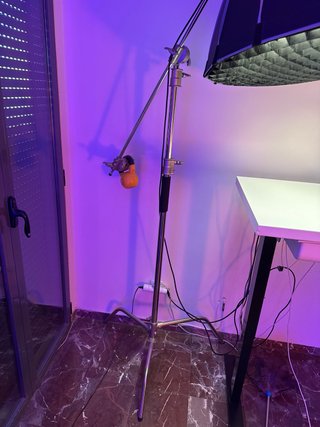 NEEWER SC320 C-Stand 320cm Acero Inoxidable + Boom