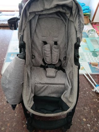 Carrito de bebé gris Kinderkraft