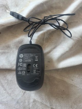 Mouse HP USB Nero