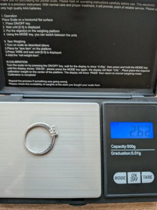 Anillo Oro Blanco 18k Diamantes Les Classiques
