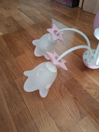 Lámpara infantil luna y estrellas