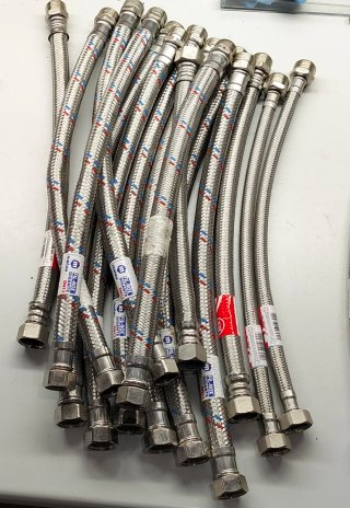 Latiguillo Inoxidable 1/2 M - 1/2 H 40cm