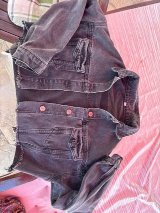 Chaqueta tejana torera azul