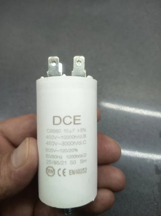 2 Condensadores Facon y DCE 10µF