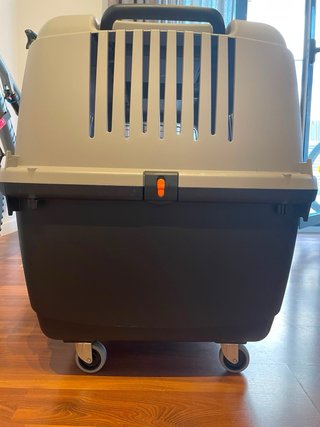 Transportín para perro con ruedas desmontables