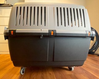 Transportín para perro con ruedas desmontables