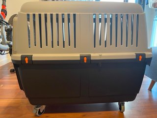 Transportín para perro con ruedas desmontables