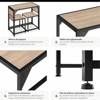 Mesa y 2 Sillas