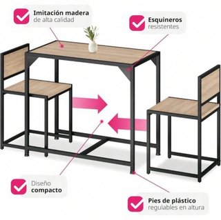 Mesa y 2 Sillas