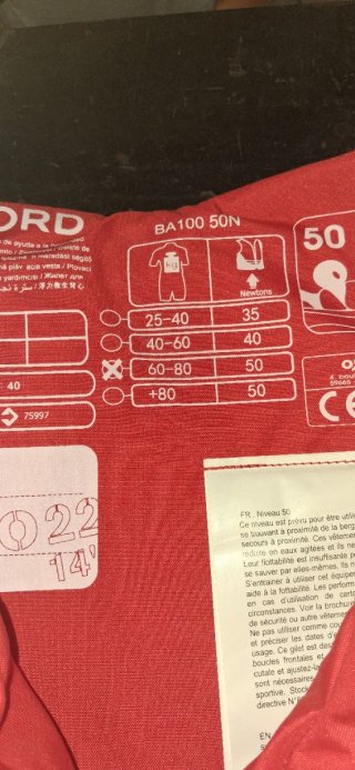 Chalecos 2 de  adulto 1 de  niño