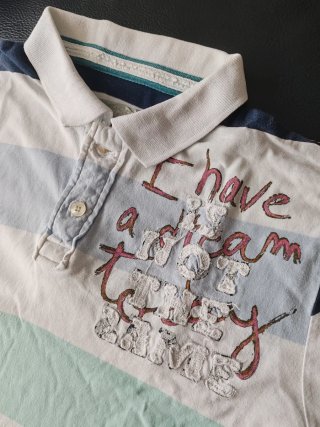 Polo algodón Rayas de Desigual
