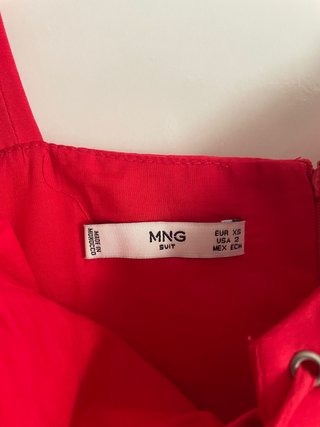 Vestido Rojo Mango