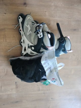 Patines Oxelo Talla 35-38 + Protecciones seguridad