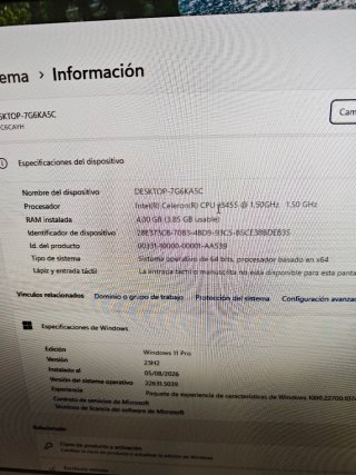 Intel NUC Mini PC Negro/Plateado